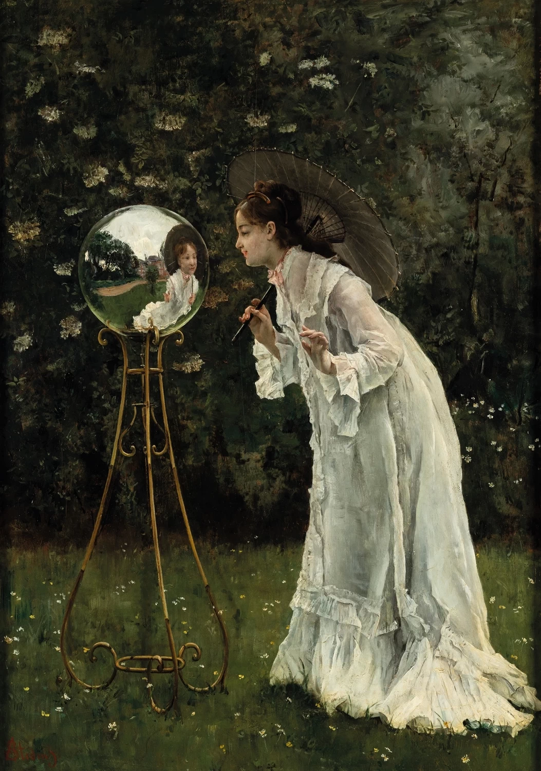 Alfred Émile Stevens - La palla d'argento